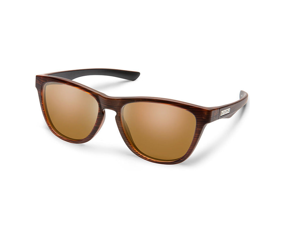 SunCloud Topsail Polarized Sunglasses  BurnishedBrown Brown Square