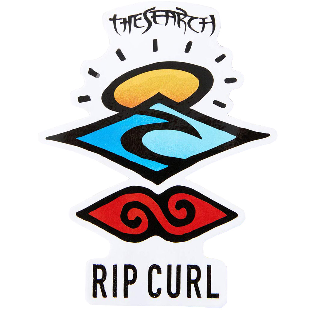 Rip Curl Icons of Surf Stickers RED OS