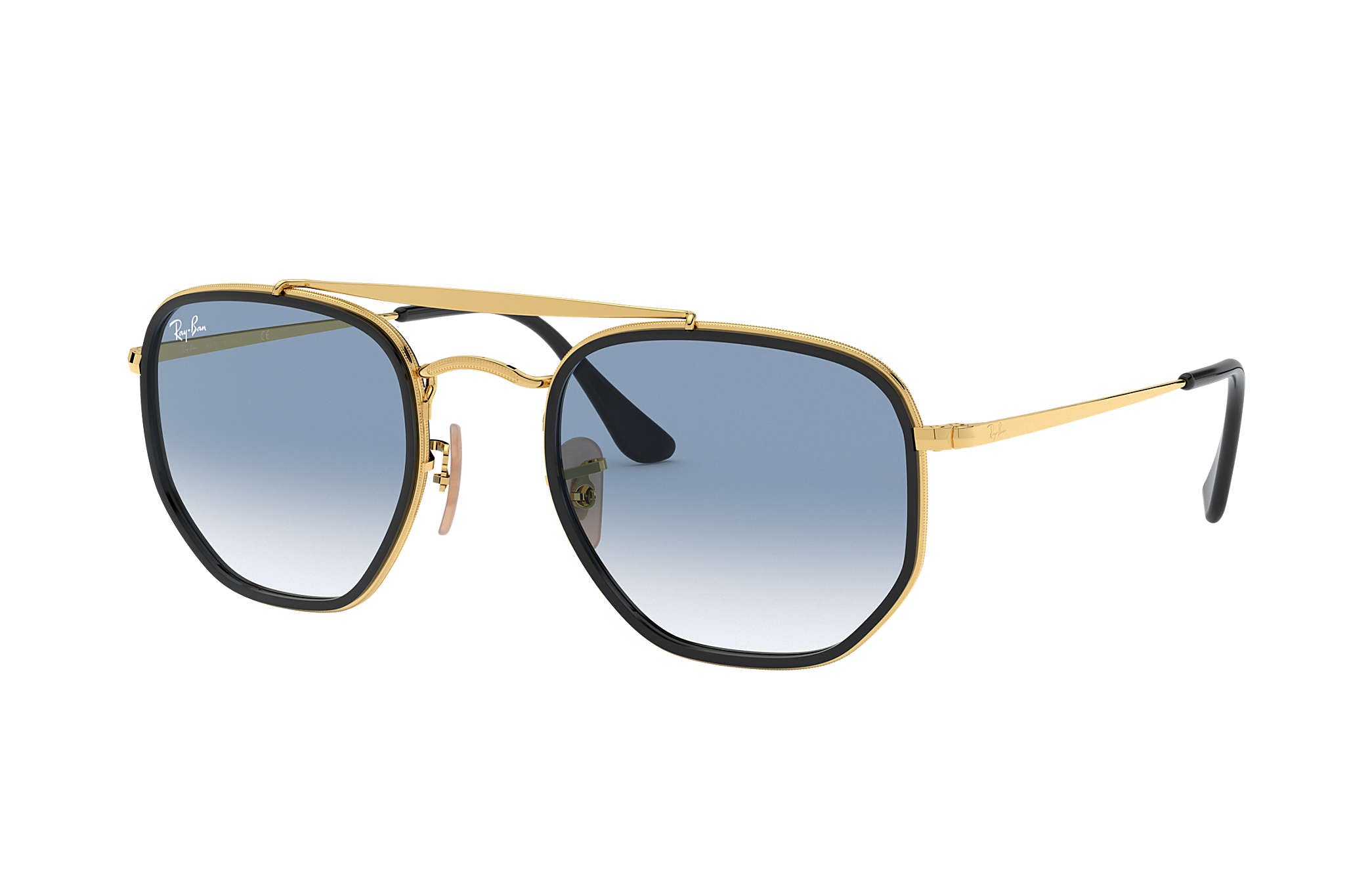 Ray Ban The Marshall II Sunglasses Gold ClearGradient Aviator
