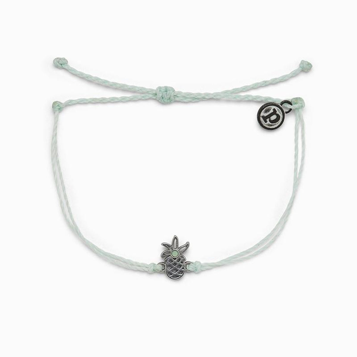 Pura Vida Bracelets Pink Pineapple Charm Bracelet