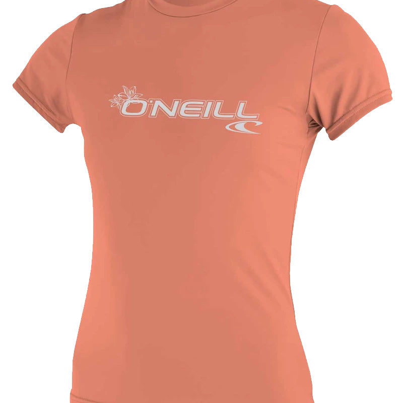 Oneill Women's basic S/S Sun Shirt Light Grapefruit XS