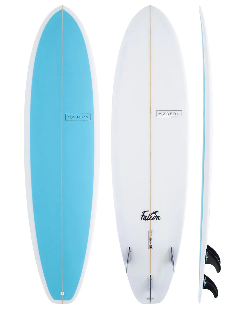 Global Surf Industries Modern Falcon Surfboard ElectricBlue 7ft0in