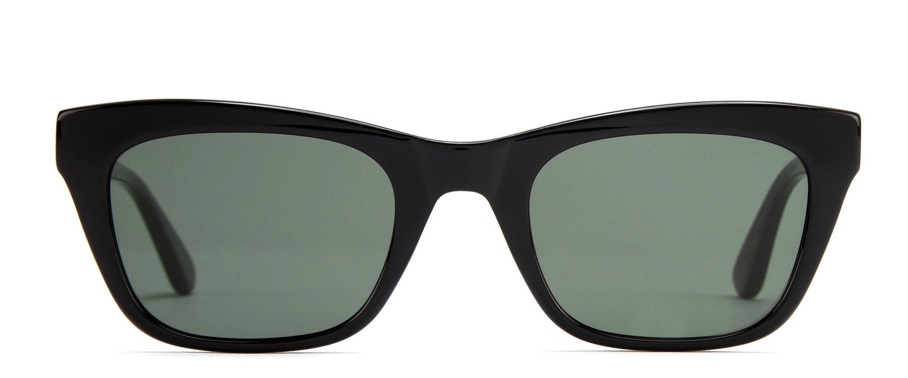 Otis Lyla Polarized Sunglasses Black Green CatEye