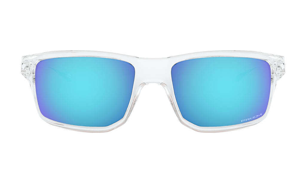 Oakley Gibston Sunglasses PolishedClear PrizmSapphire Square