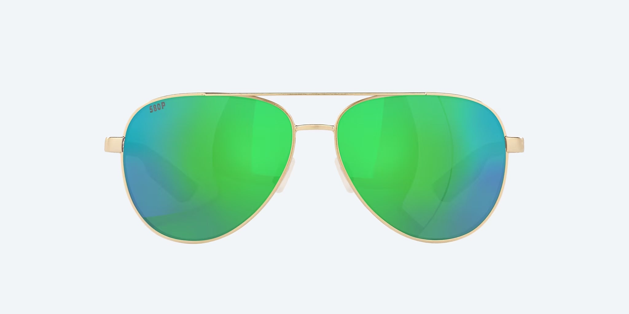 Costa Del Mar Peli Brushed Gold Green Mirror 580P