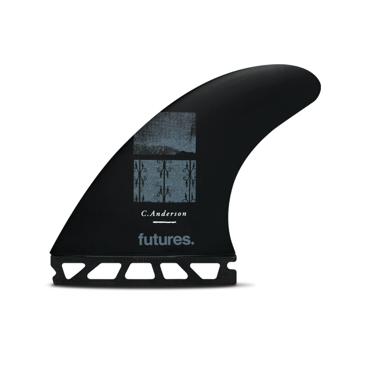 Future Fins V2 Ando Blackstix 3.0 Thruster Fin Set Black-Carbon
