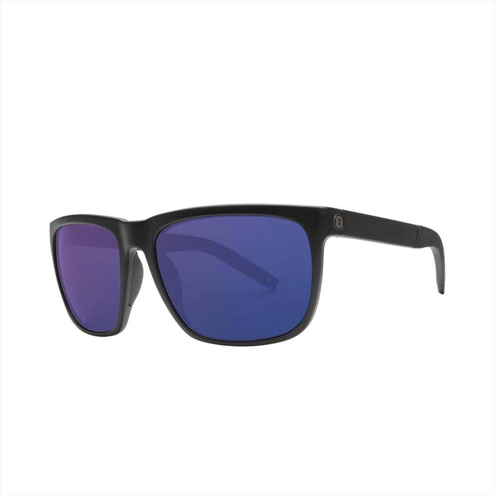 Electric Knoxville XL S Polarized Sunglasses Matte-Black Ohm+Blue Square