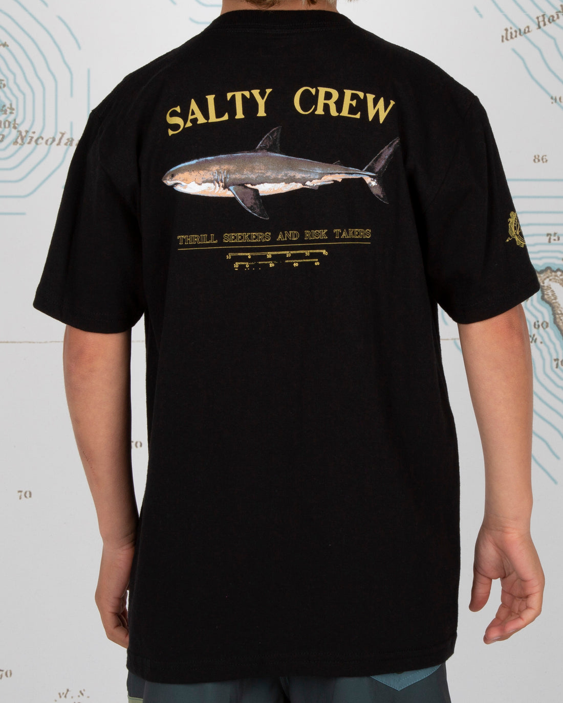 Salty Crew Bruce Boys SS Tee Black S