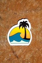Island Water Sports Palm Sticker