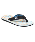 Quiksilver Molokai Layback Mens Sandal XKBW-Black-Blue-White 14