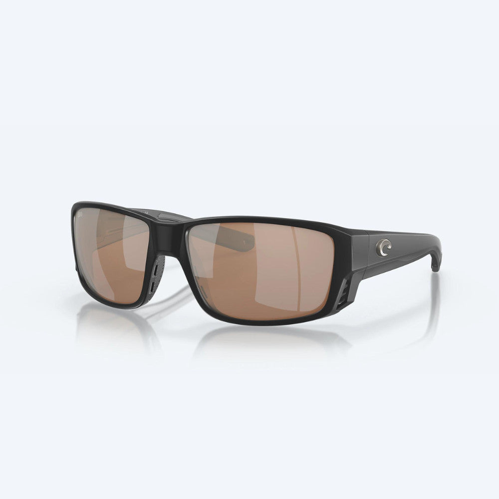 Costa Del Mar Tuna Alley Pro Polarized Sunglasses Black CopperSilverMirror 580G