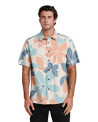 Quiksilver Waterman Flower Power Shirt MNBM-MOONBEAM XL