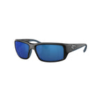 Costa Del Mar Fantail Sunglasses MatteBlack Blue Mirror 580P