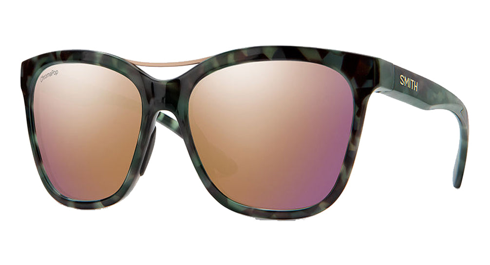 Smith Cavalier Polarized Sunglasses CamoTort RoseGold