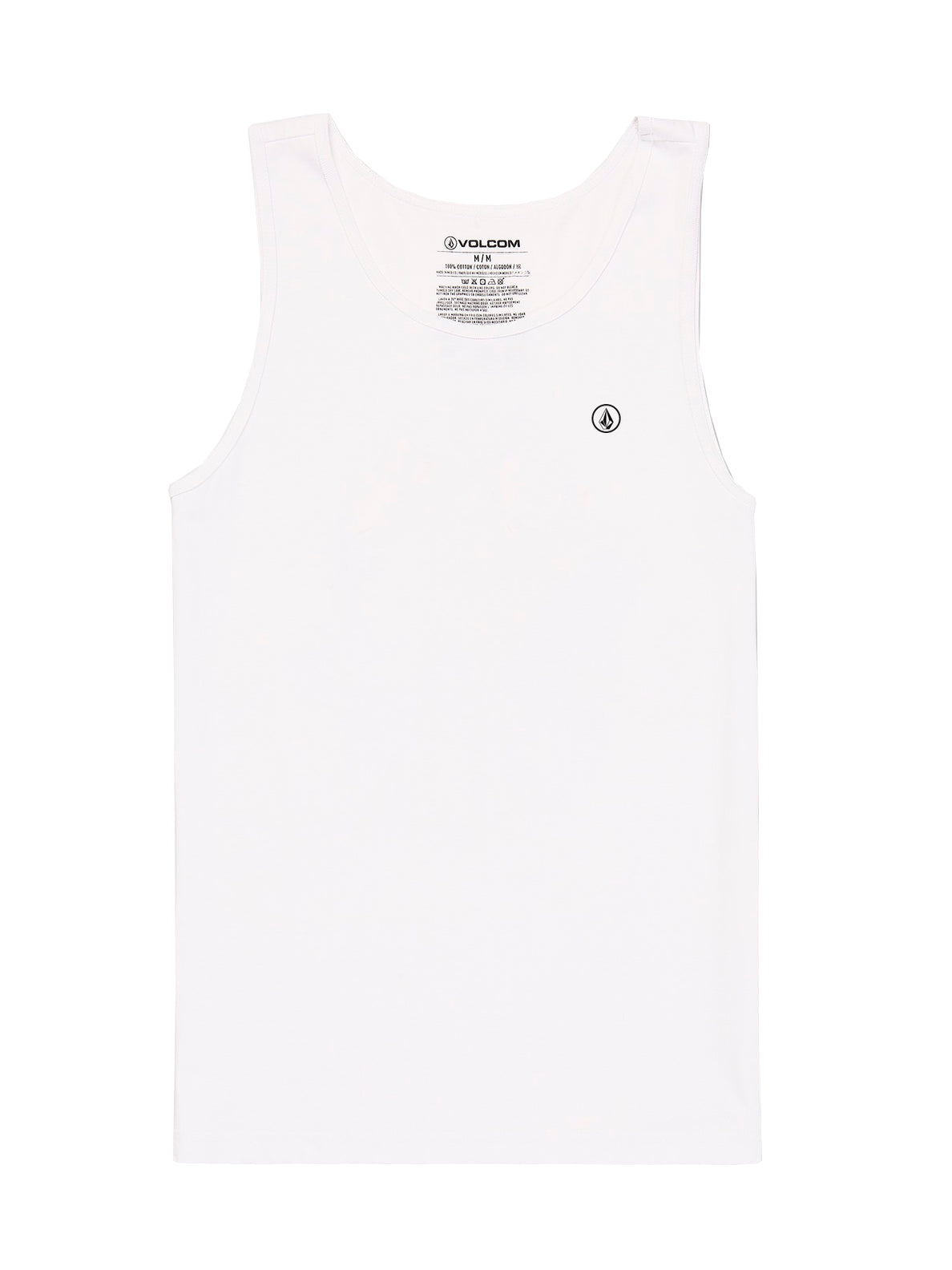 VOLCOM SOLID HEATHER TANK WHT XL