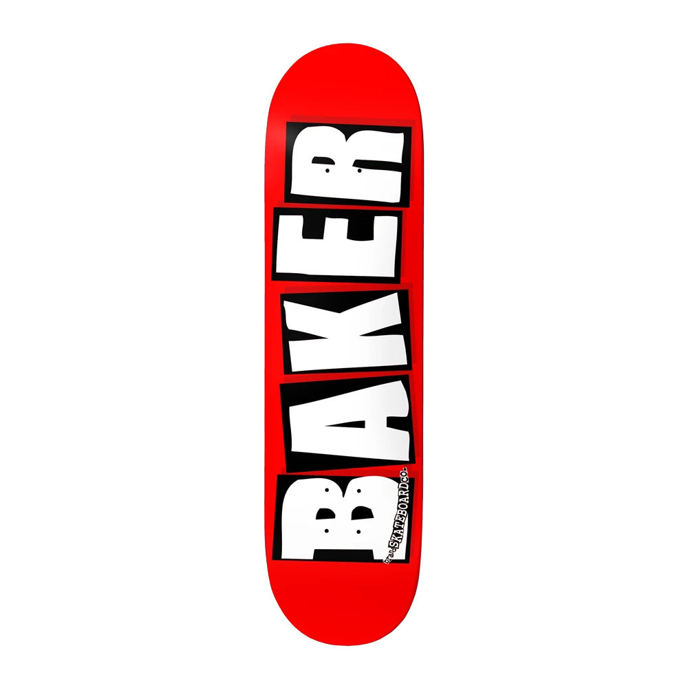 Baker Brand Logo Deck RED/WHT 8.0"