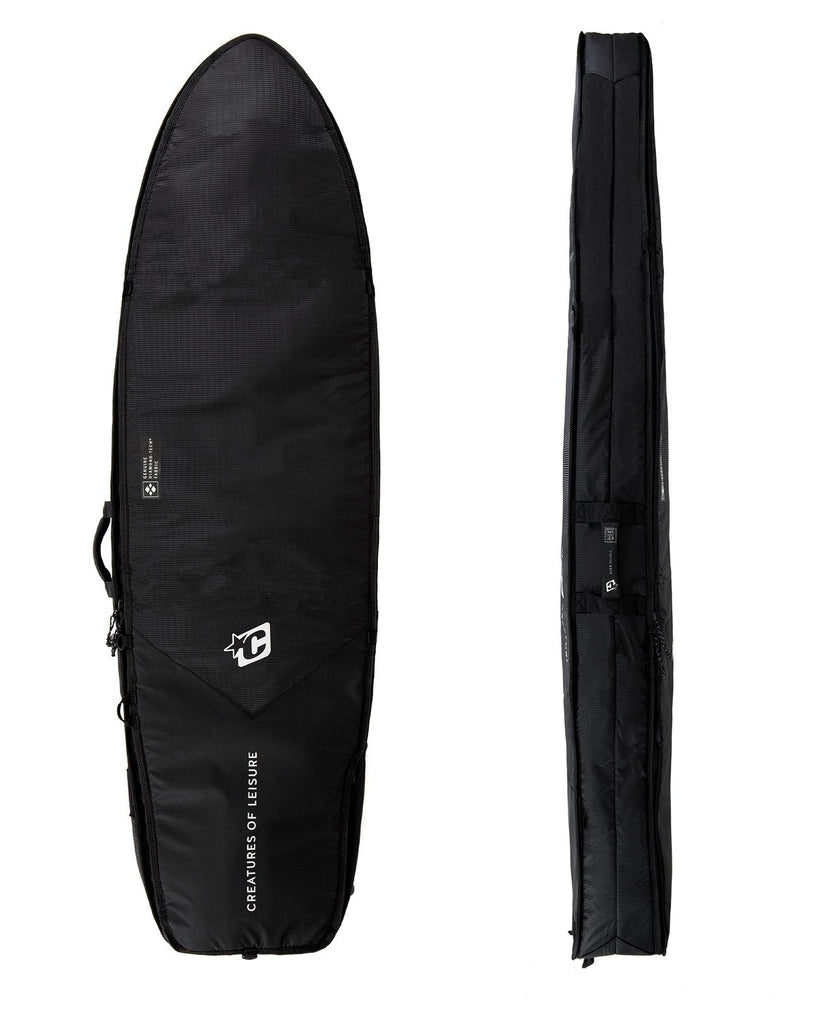 Creatures of Leisure Double DT2.0 Fish Boardbag Black-Silver 6ft7in