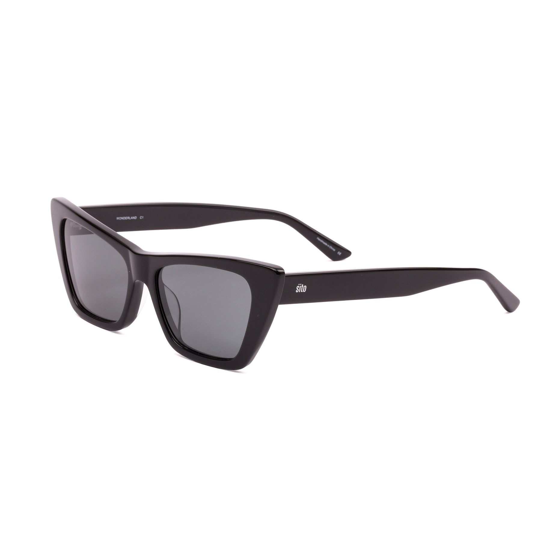 Sito Wonderland Polarized Sunglasses Black IronGrey