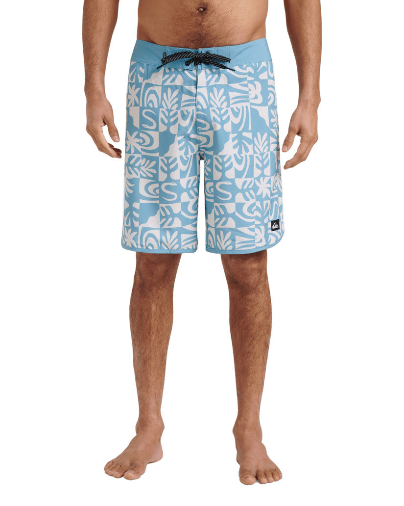 Quiksilver Surfsilk Scallop Terra 19" Boardshorts DTQ-DUSTY TURQUOISE 30