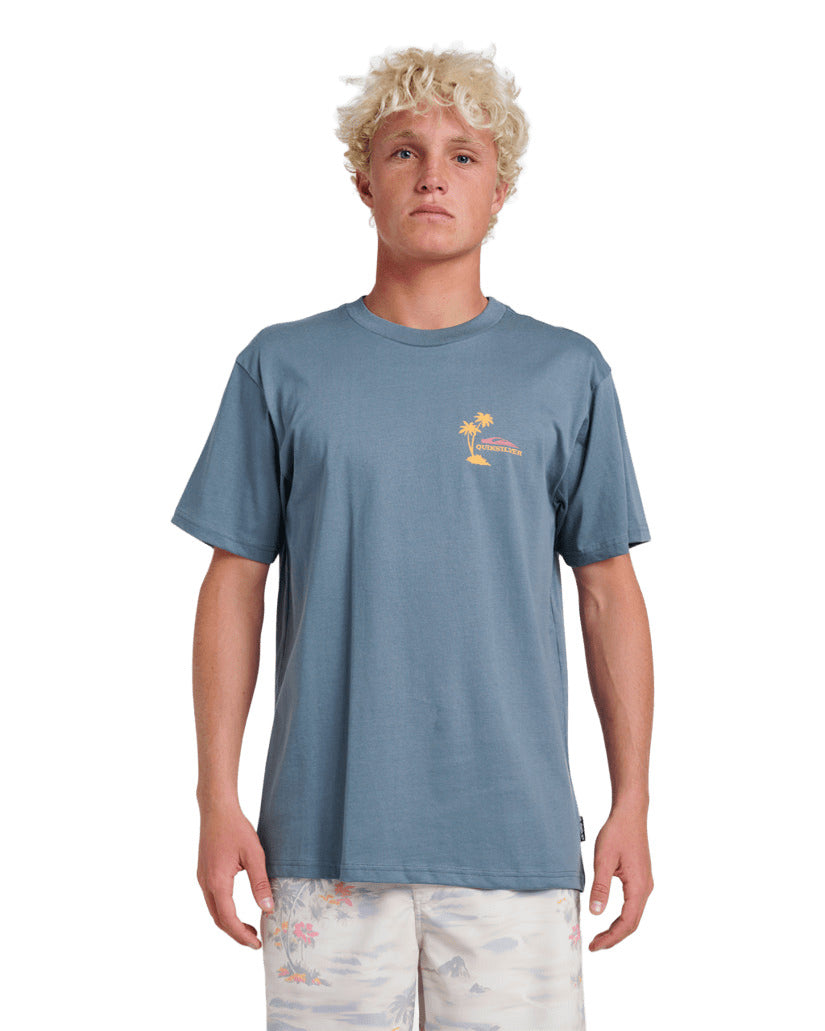 Quiksilver Tropical Surf Classic T-shirt CHN-China Blue XXL