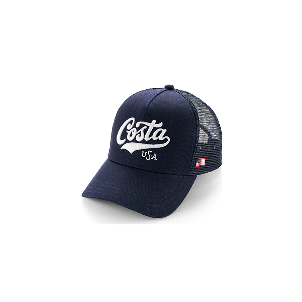 Costa Scripted USA 6 Panel Hat Navy OS