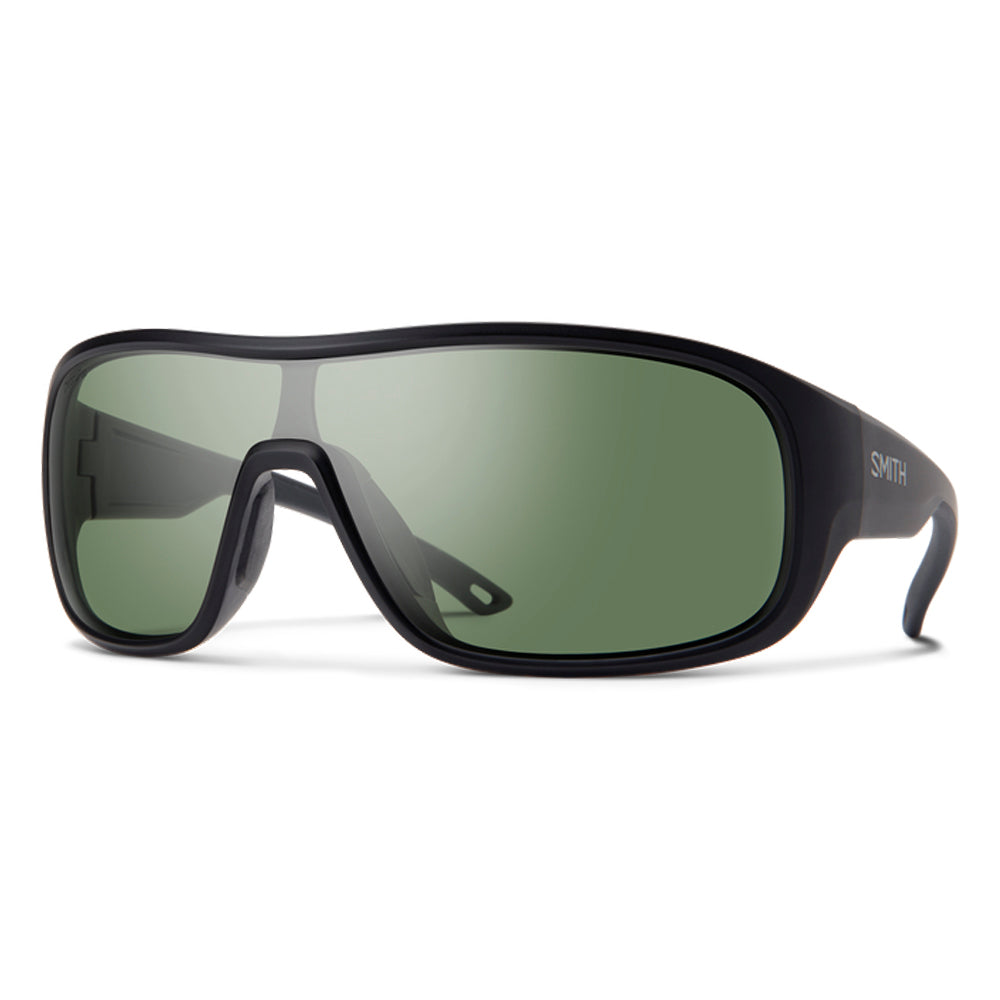 Smith Spinner Polarized Sunglasses MatteBlack GreyGreen