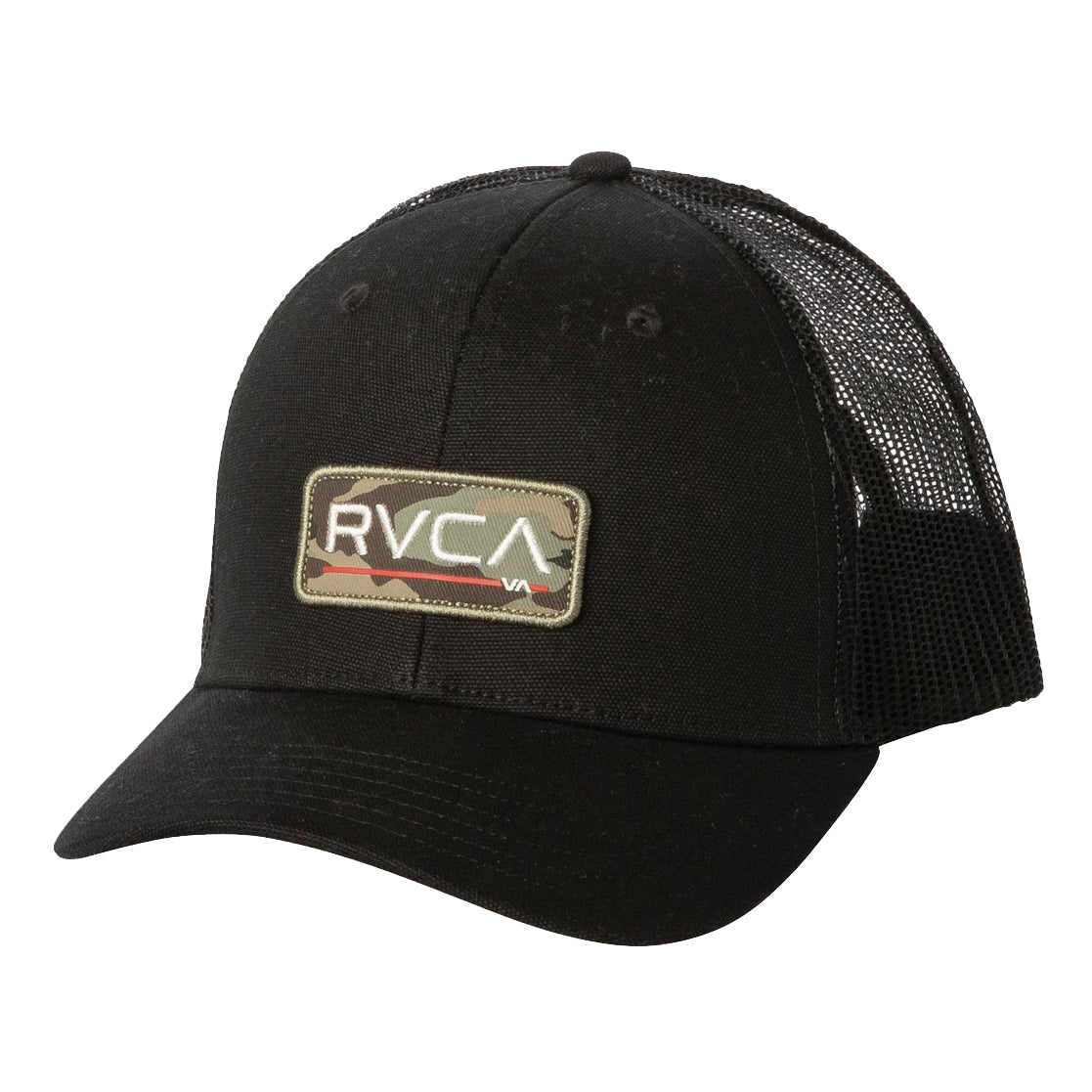RVCA Boys Ticket Trucker Hat BKC OS