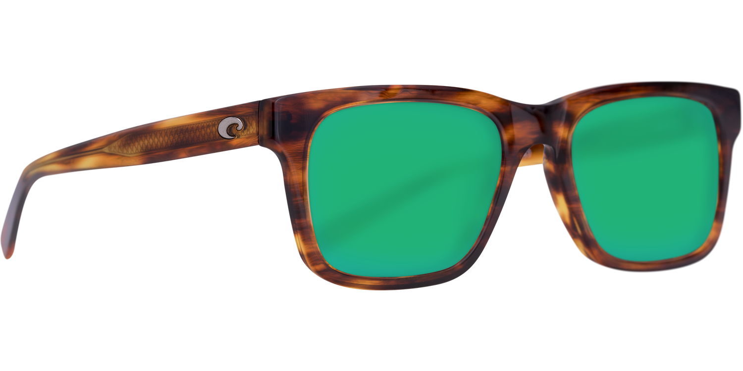 Costa Del Mar Tybee Polarized Sunglasses ShinyTortoise GreenMirror 580G