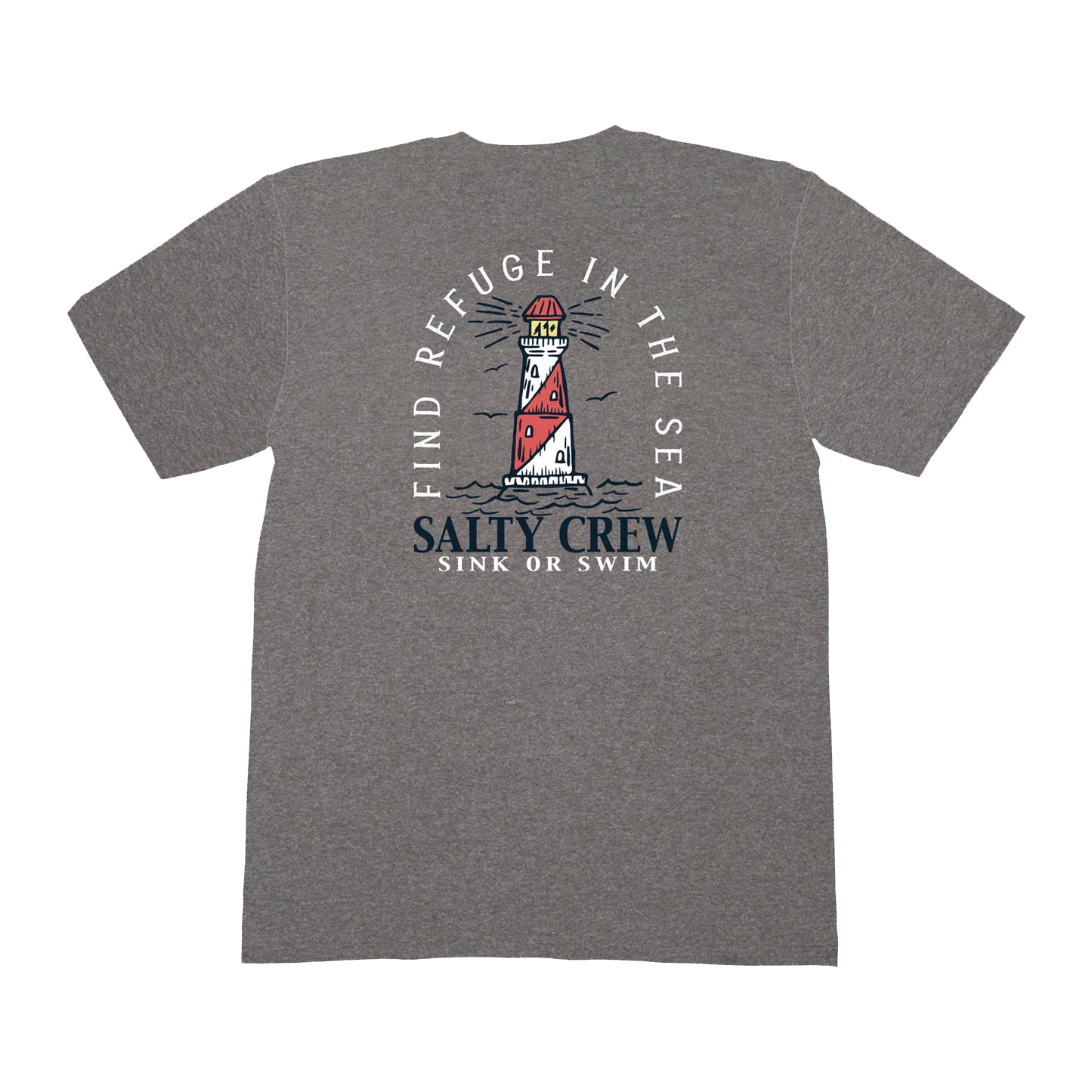 Salty Crew Boys Outerbanks SS Tee AthleticHeather S