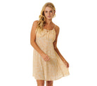 Rip Curl Sunrise Session Ditsy Mini Dress Sand XS