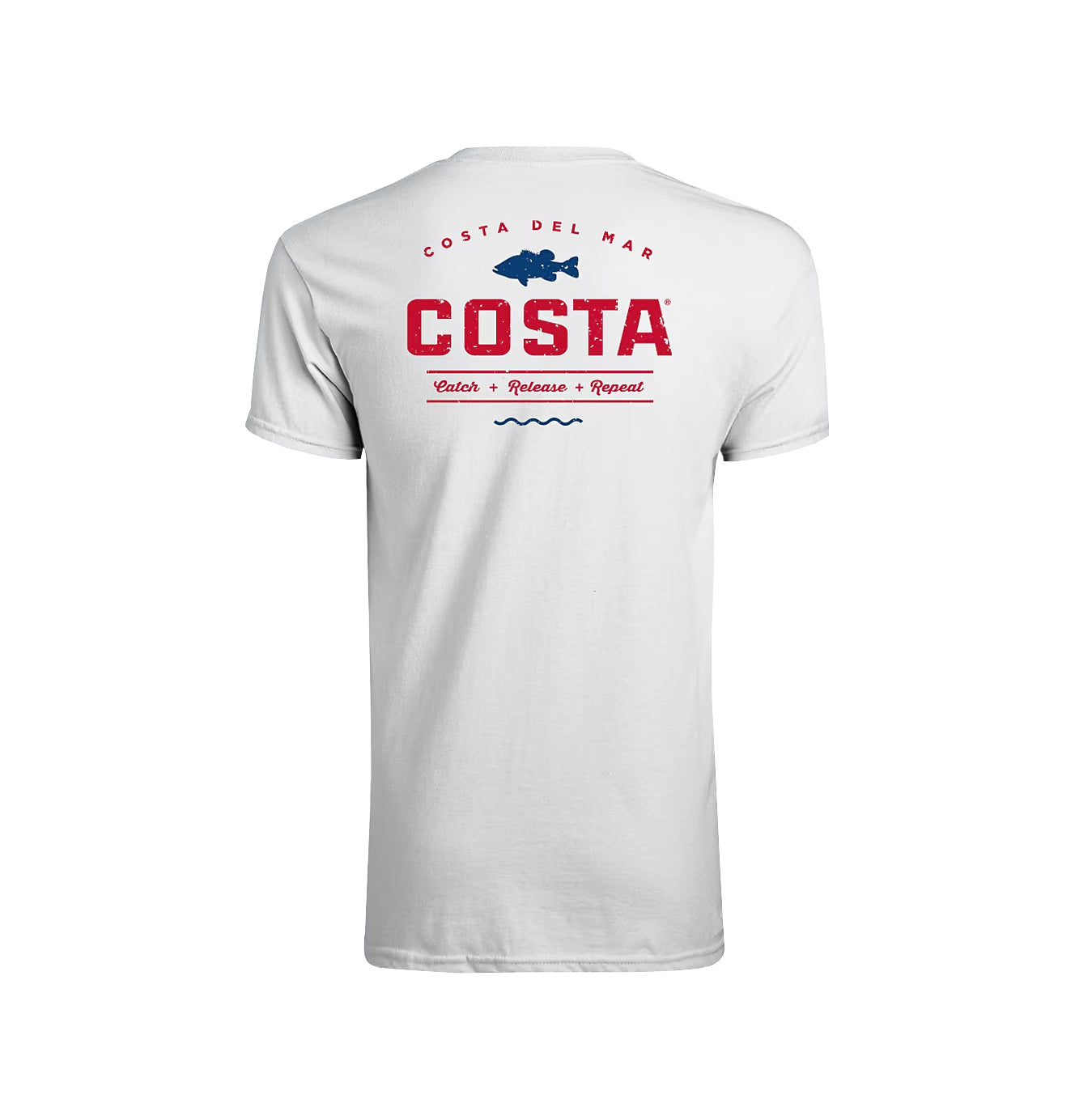 Costa Del Mar Topwater SS Tee RED/WHITE/BLUE XL