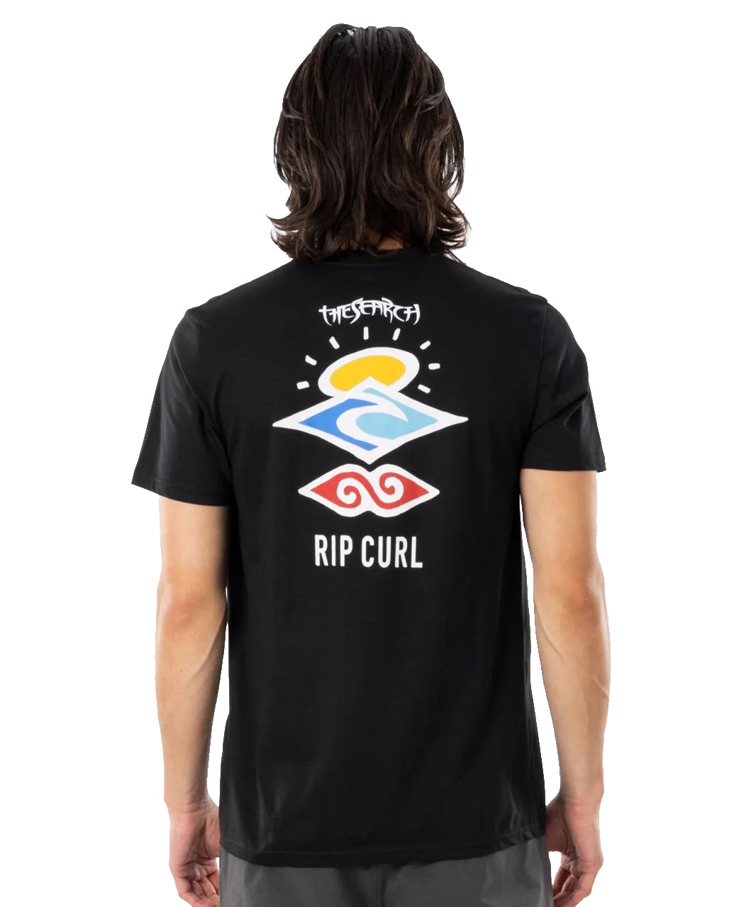 Rip Curl Search Icon SS Tee Black M