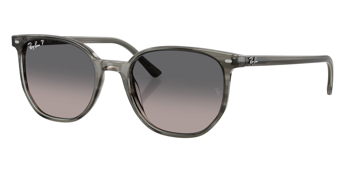 Ray Ban Elliot Polarized Sunglasses StripedGrey GreyGradient