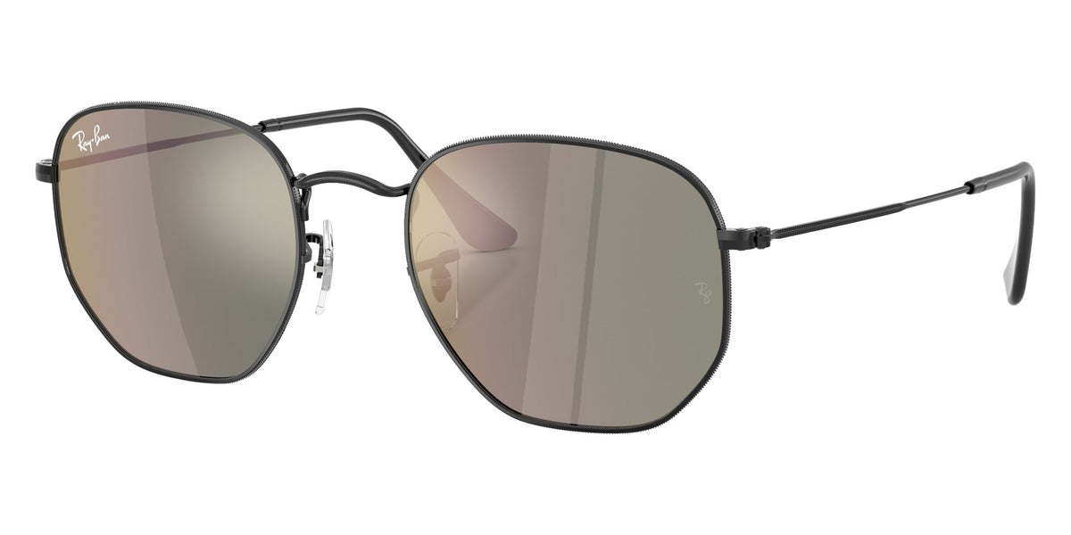 Ray Ban Hexagonal Sunglasses Black GreyMirrorBronze Hexagonal