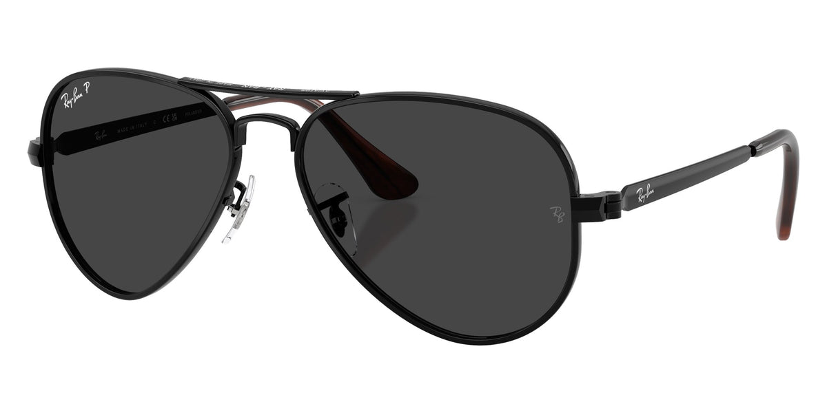 Ray Ban Aviator Max Sunglasses  Black BlackPolar Aviator