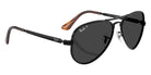 Ray Ban Aviator Max Sunglasses  Black BlackPolar Aviator