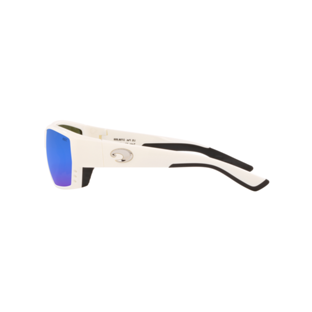 Costa Del Mar Tuna Alley Sunglasses White Blue Mirror 580G