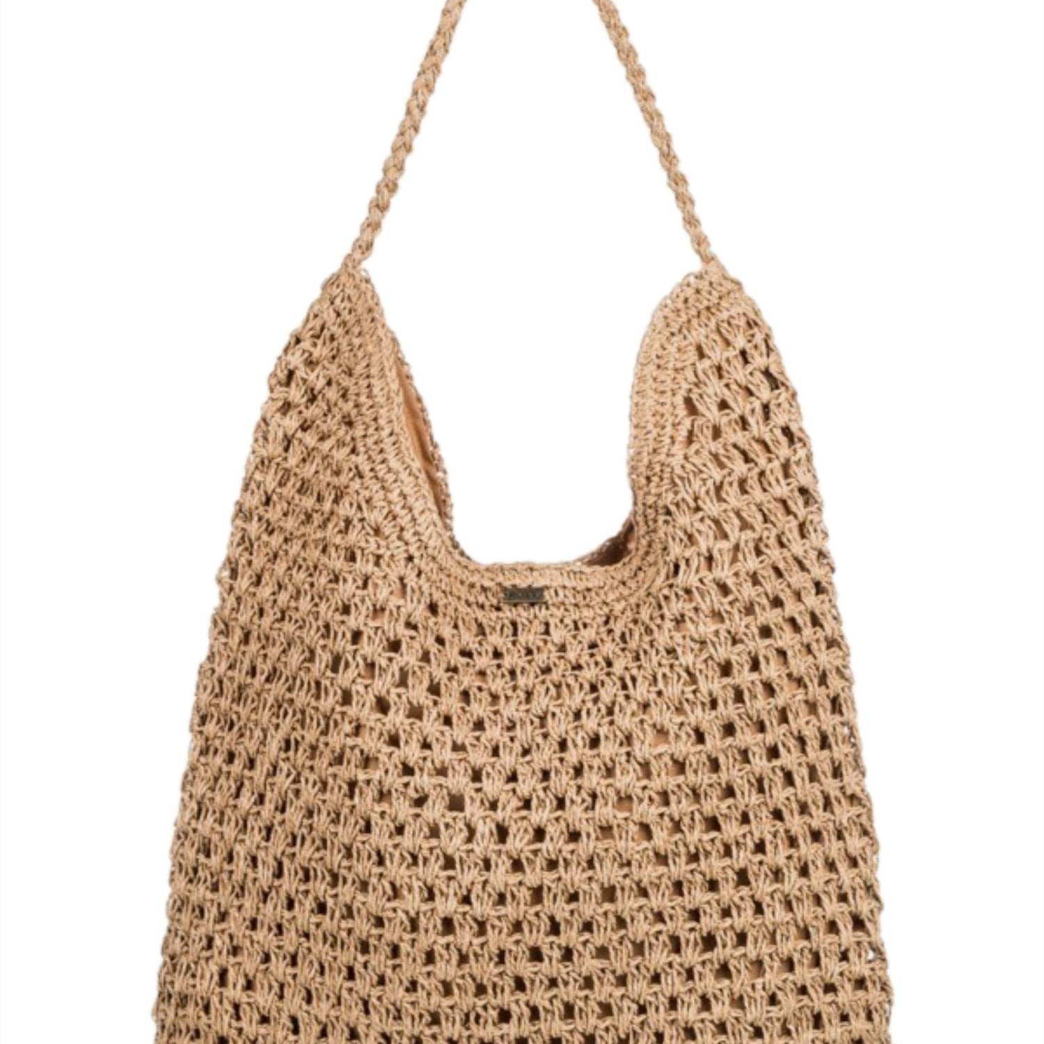 Roxy Summer Life Woven Straw Beach Bag YEF0-Natural OS