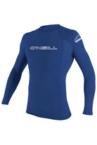 O'Neill Basic Skins L/S Performance Fit RashGuard 018-Pacific Blue XL