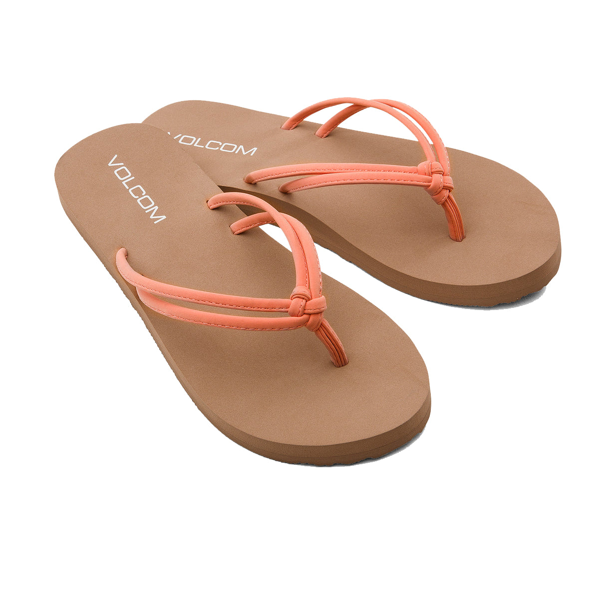 Volcom Forever and Ever Big Youth Girls Sandal PAY-Papaya 12 C