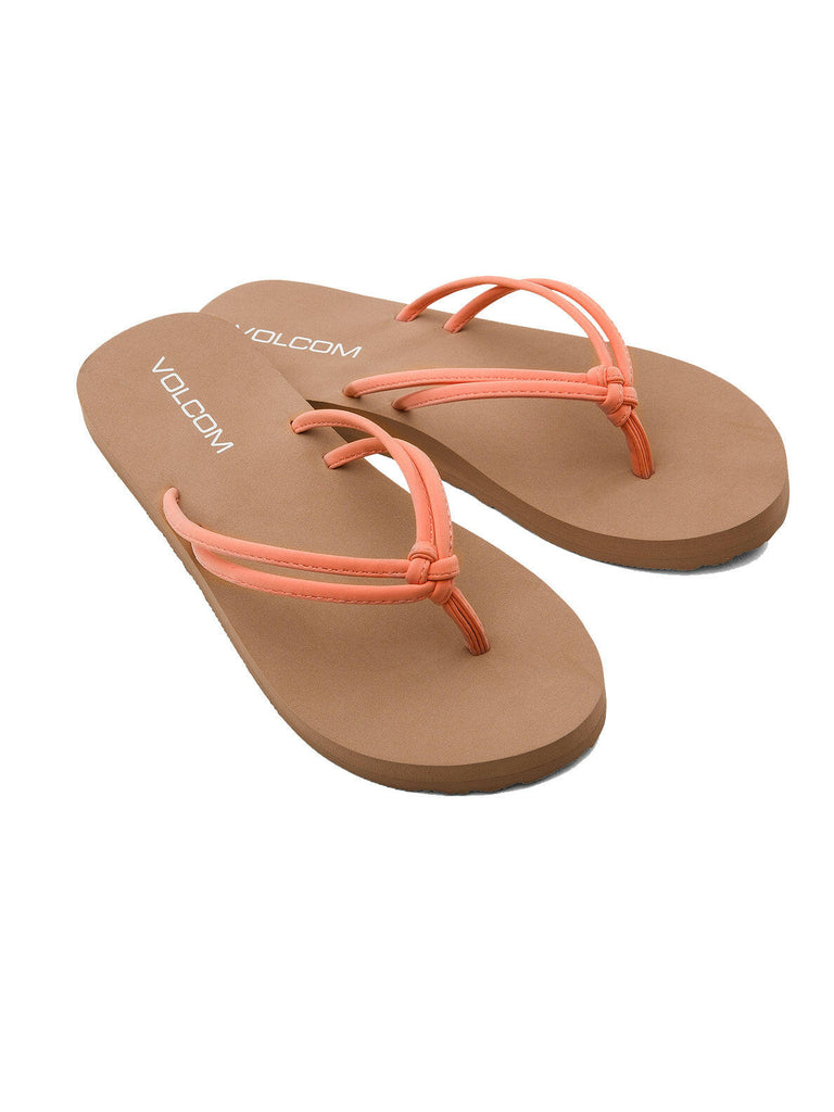 Volcom Forever and Ever Big Youth Girls Sandal PAY-Papaya 12 C