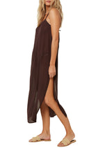 O'Neill Layna Midi Cover Up Dress Brown S