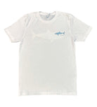 Island Water Sports Watercolor Shark S/S Tee White L