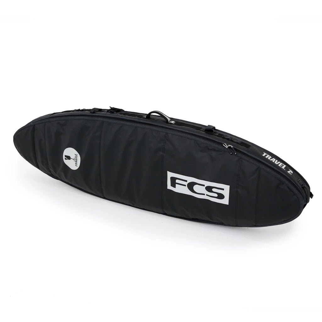FCS Travel 2 All Purpose Boardbag Black-Grey 6ft0in