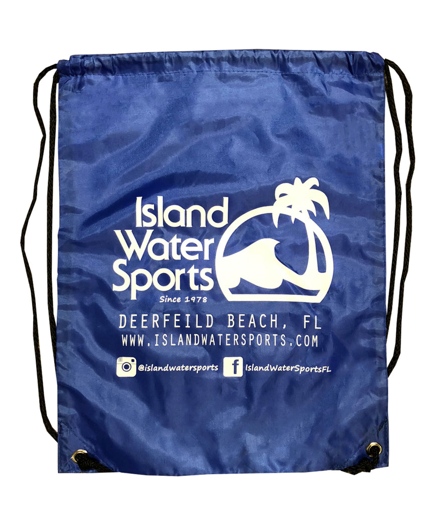 Island Water Sports Nylon Drawstring Backpack