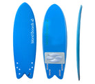 Island Water Sports Modern Retro Fish Azure Blue-Azure Blue 5ft8in