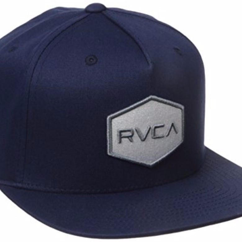 RVCA Common Wealth Snapback Hat Navy O/S