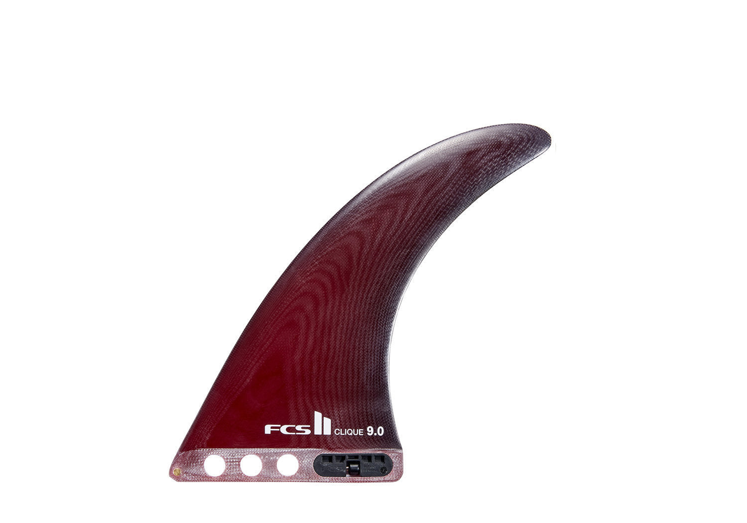 FCS 2 Clique PG Longboard Fin Dust Red 9in