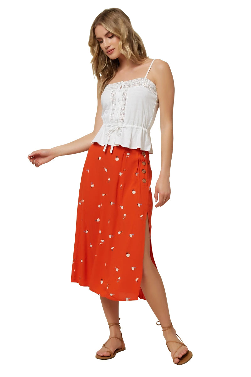 ONeill Familia Midi Skirt Red S