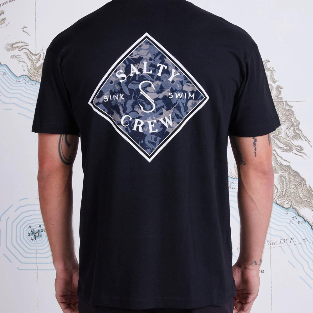 Salty Crew Tippet Tackle SS Tee Black L